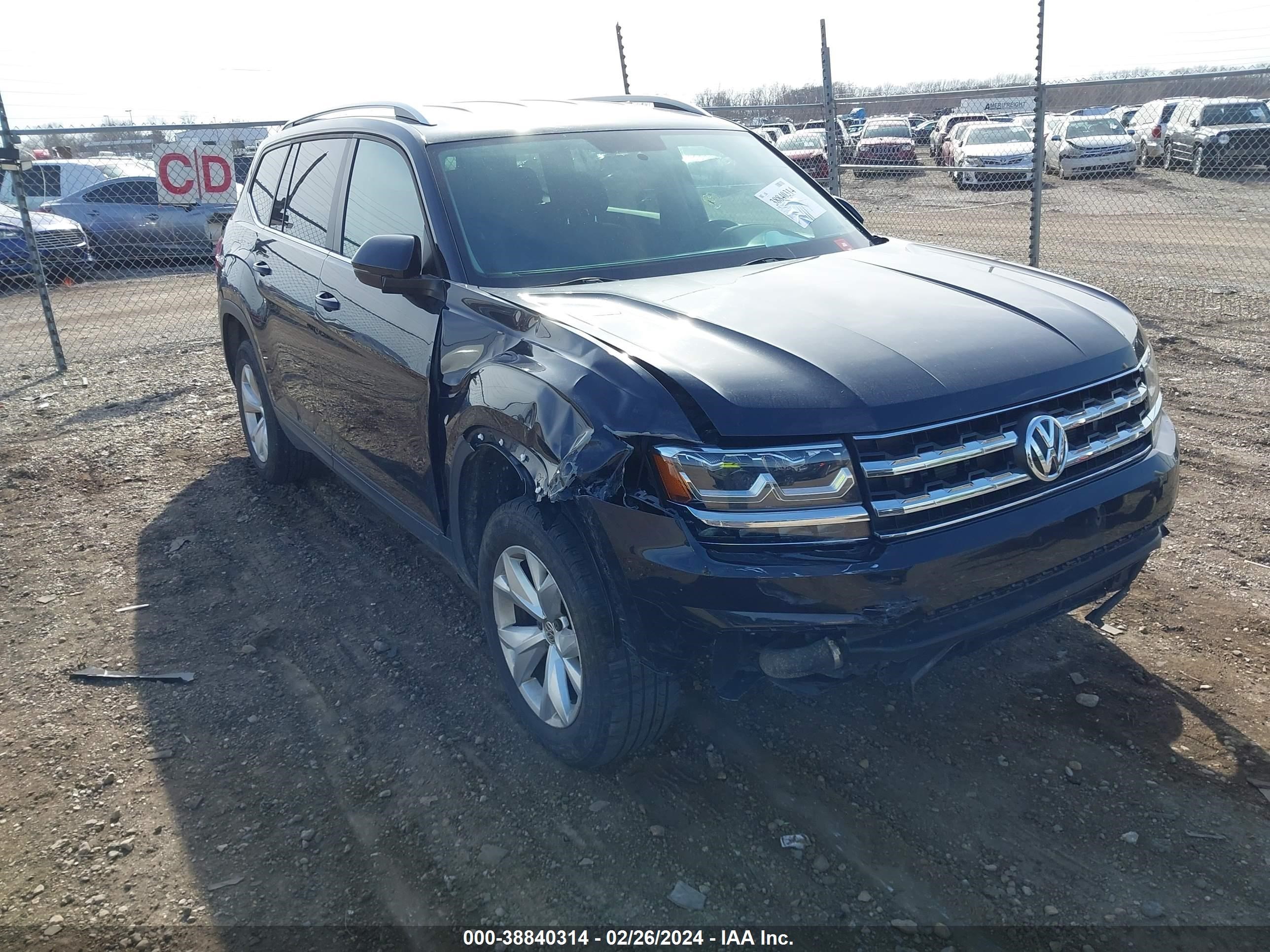 VOLKSWAGEN ATLAS 2018 1v2ap2ca7jc531582