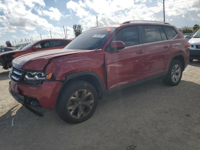 VOLKSWAGEN ATLAS S 2018 1v2ap2ca8jc596585