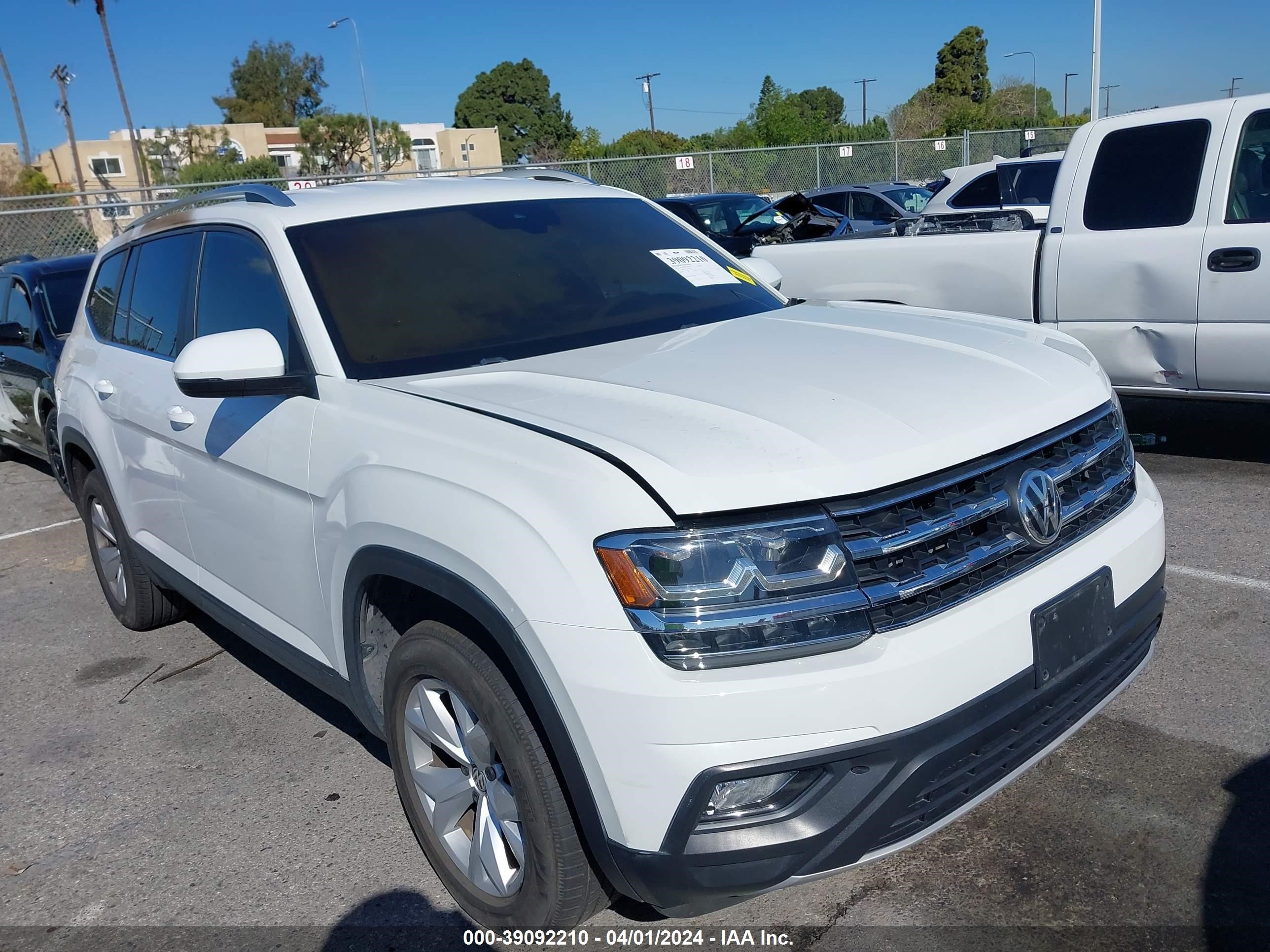 VOLKSWAGEN ATLAS 2018 1v2dr2ca7jc502476