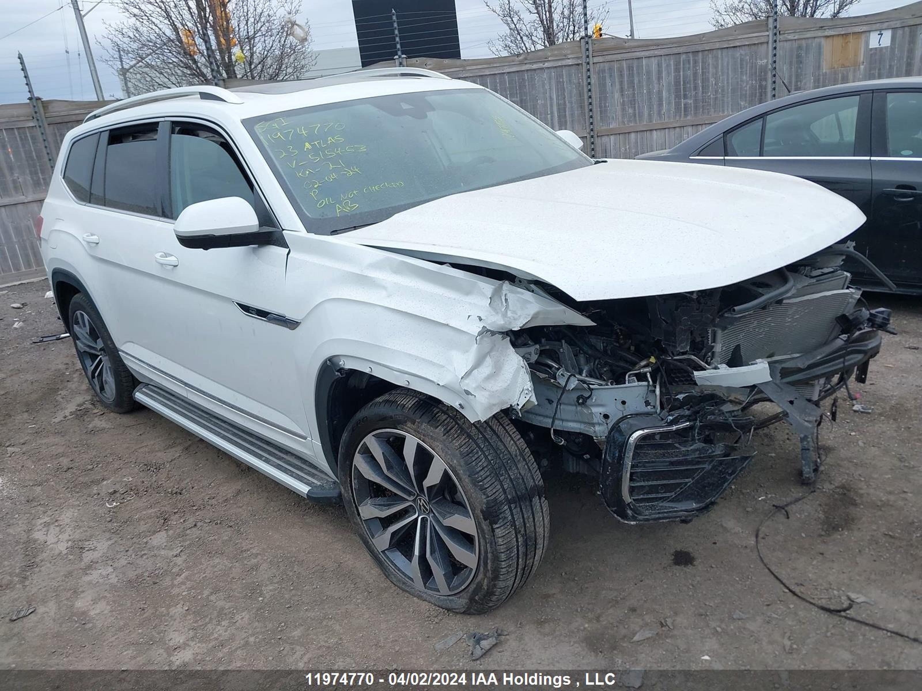 VOLKSWAGEN ATLAS 2023 1v2fr2ca3pc515453