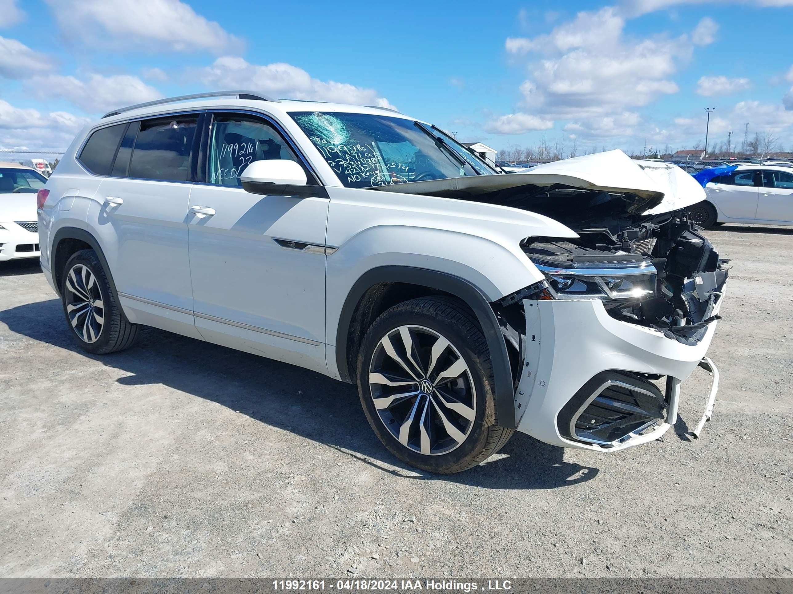 VOLKSWAGEN ATLAS 2022 1v2fr2ca6nc536438