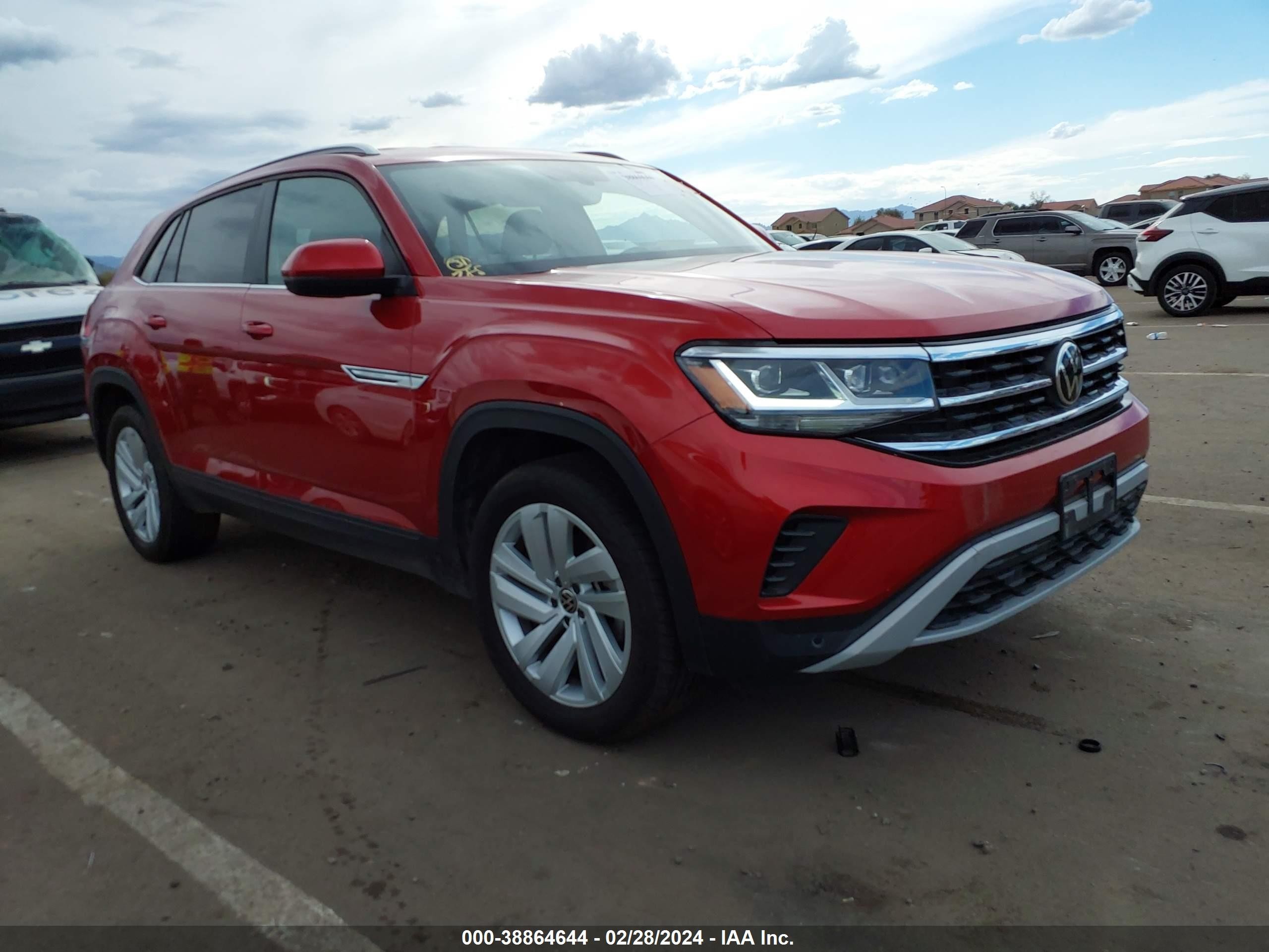 VOLKSWAGEN ATLAS CROSS SPORT 2022 1v2he2ca0nc225477