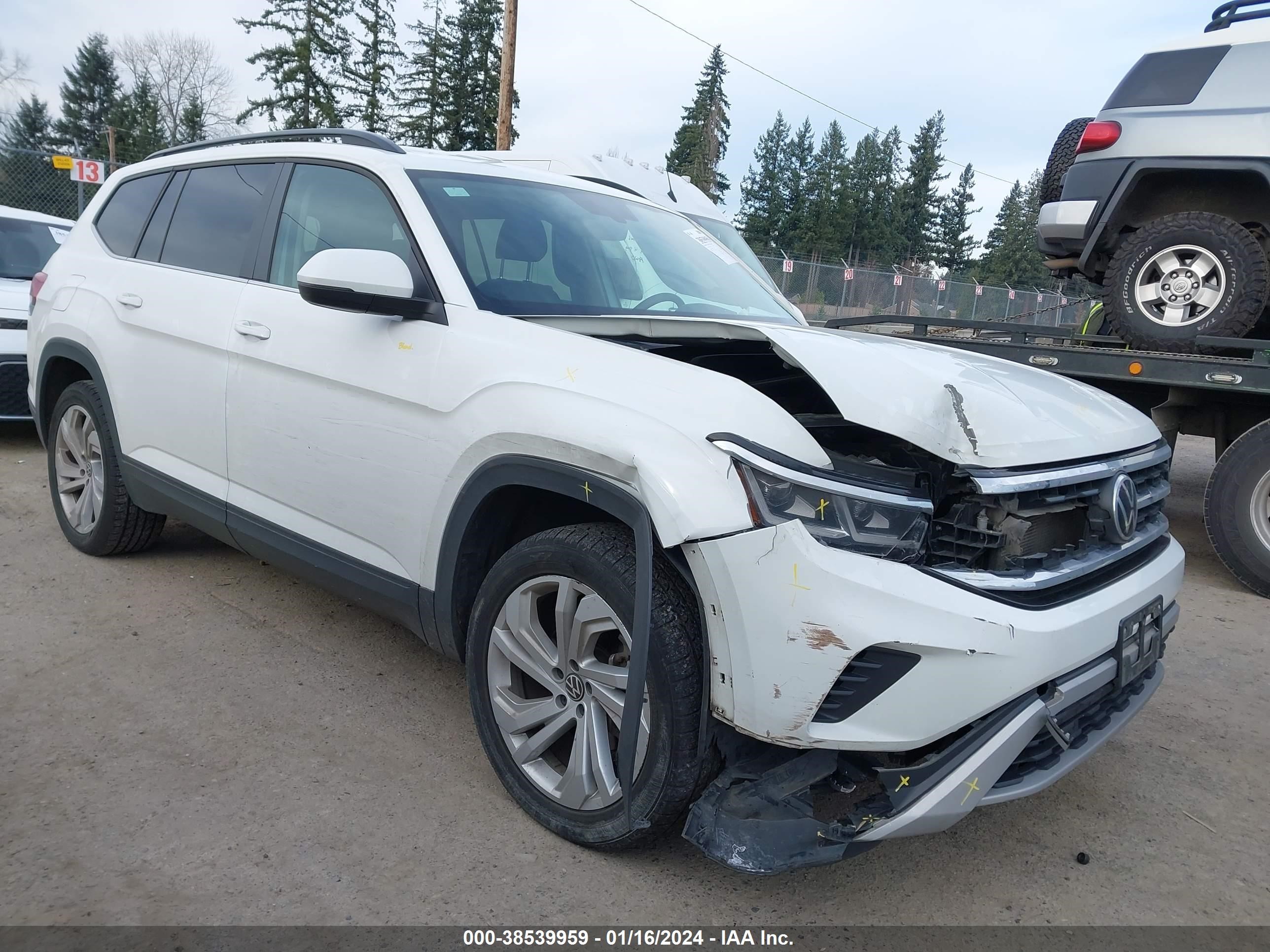 VOLKSWAGEN ATLAS 2021 1v2hr2ca1mc545541