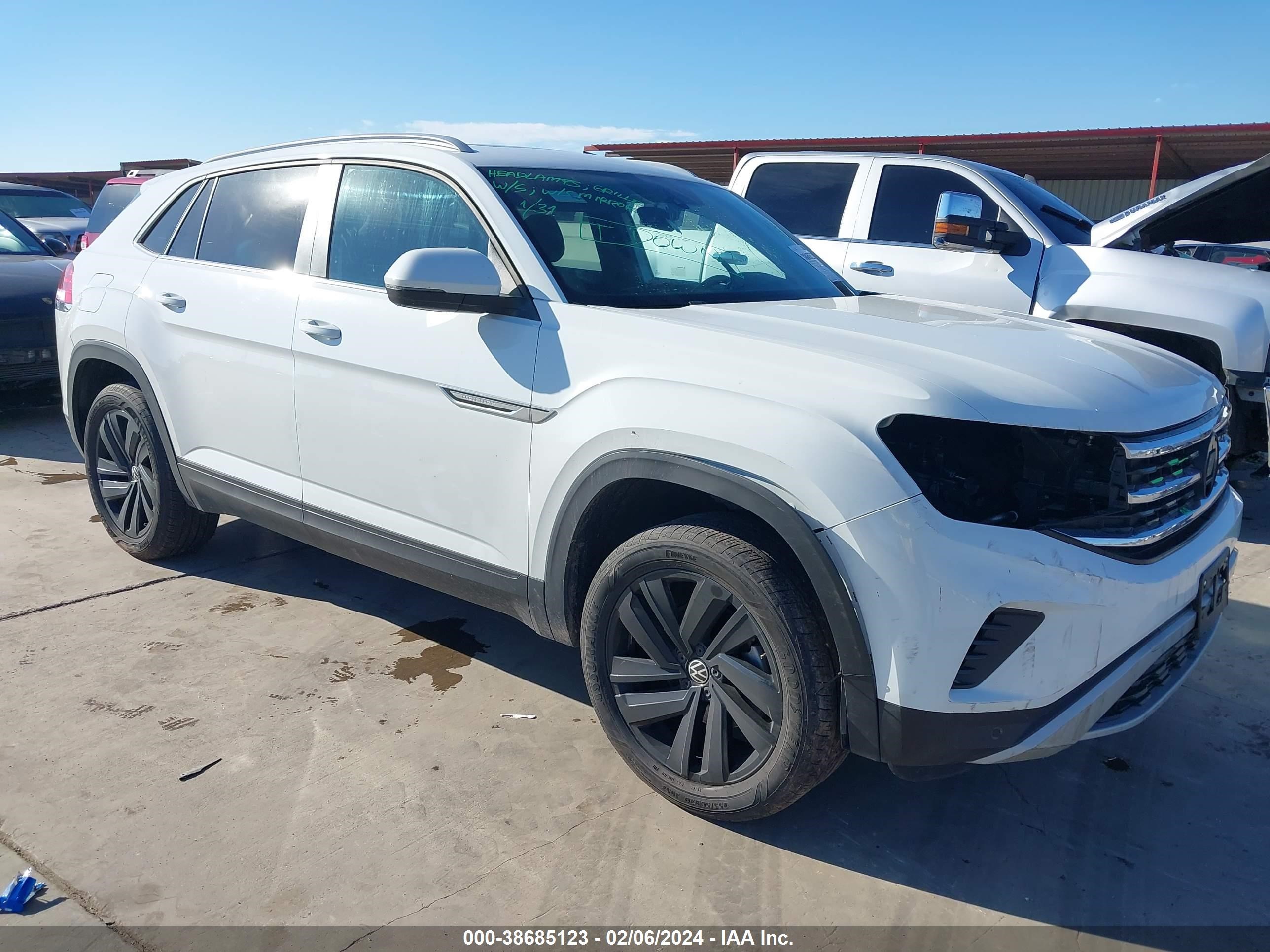 VOLKSWAGEN ATLAS CROSS SPORT 2022 1v2je2ca8nc226331