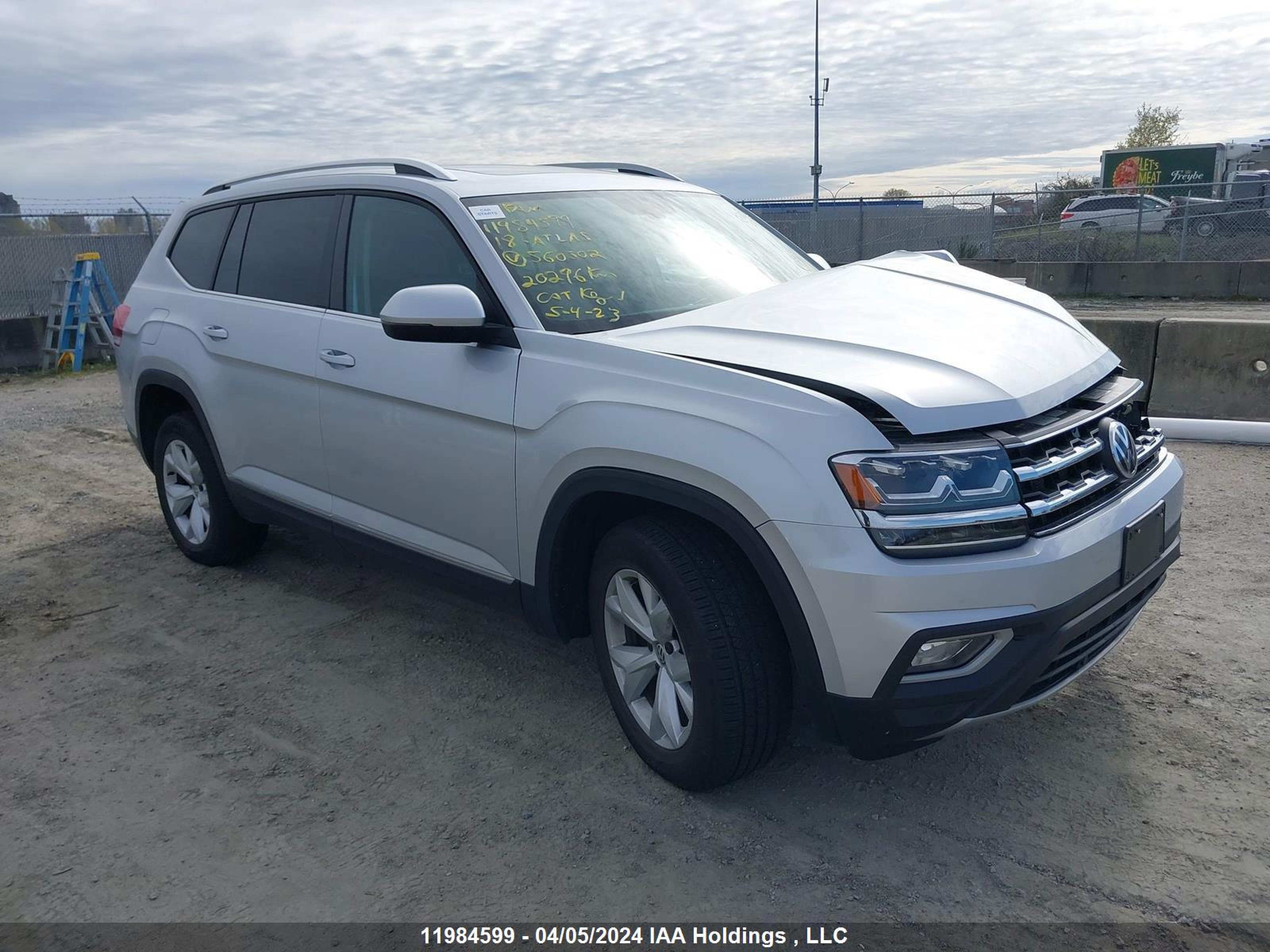 VOLKSWAGEN ATLAS 2018 1v2mr2ca0jc560302