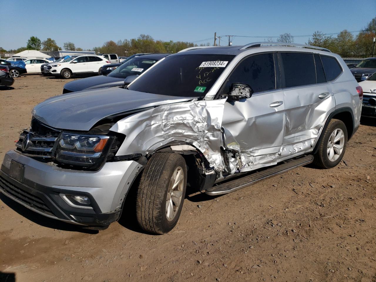 VOLKSWAGEN ATLAS 2018 1v2mr2ca9jc564008