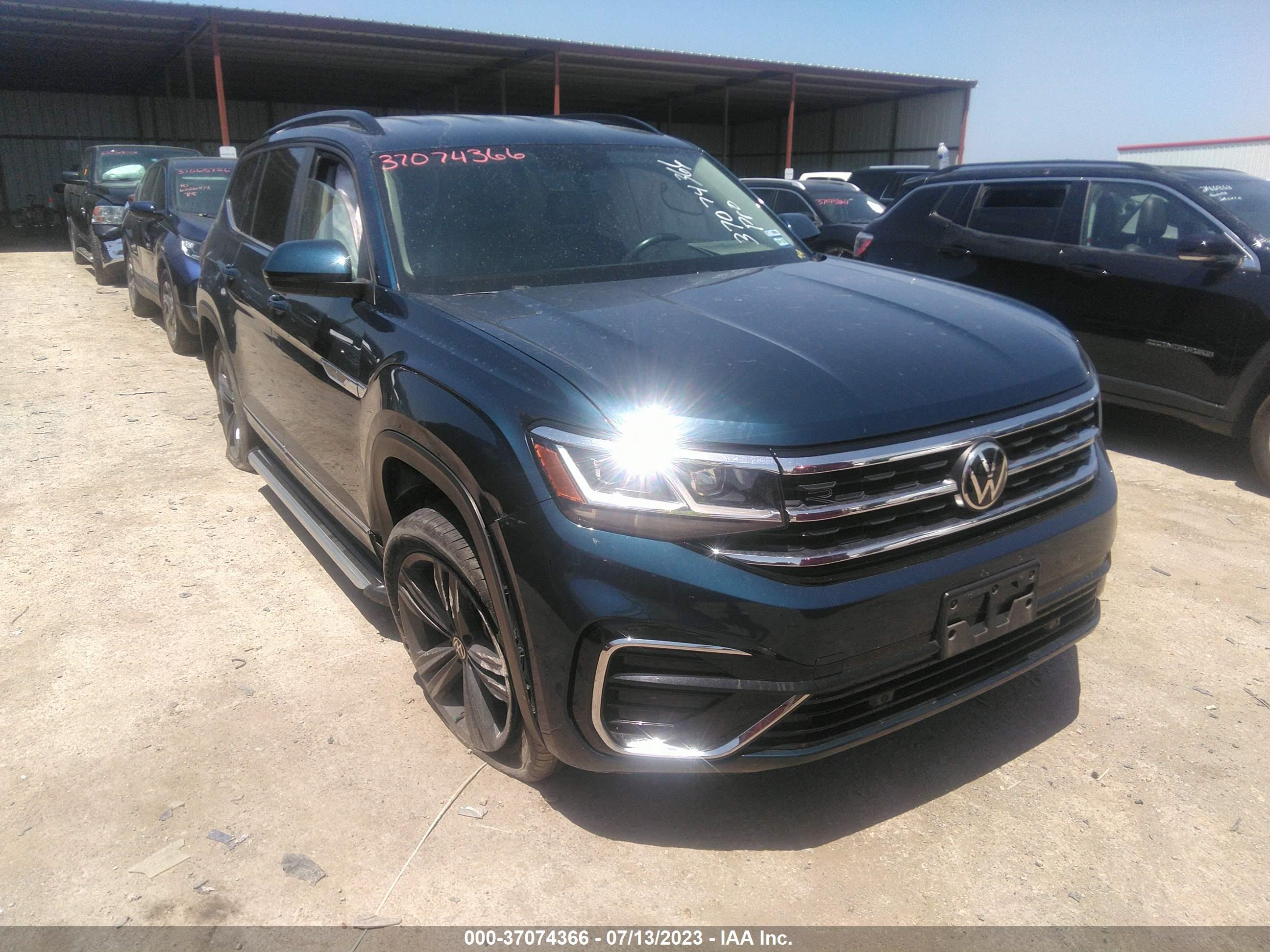 VOLKSWAGEN ATLAS 2021 1v2nr2ca9mc535858