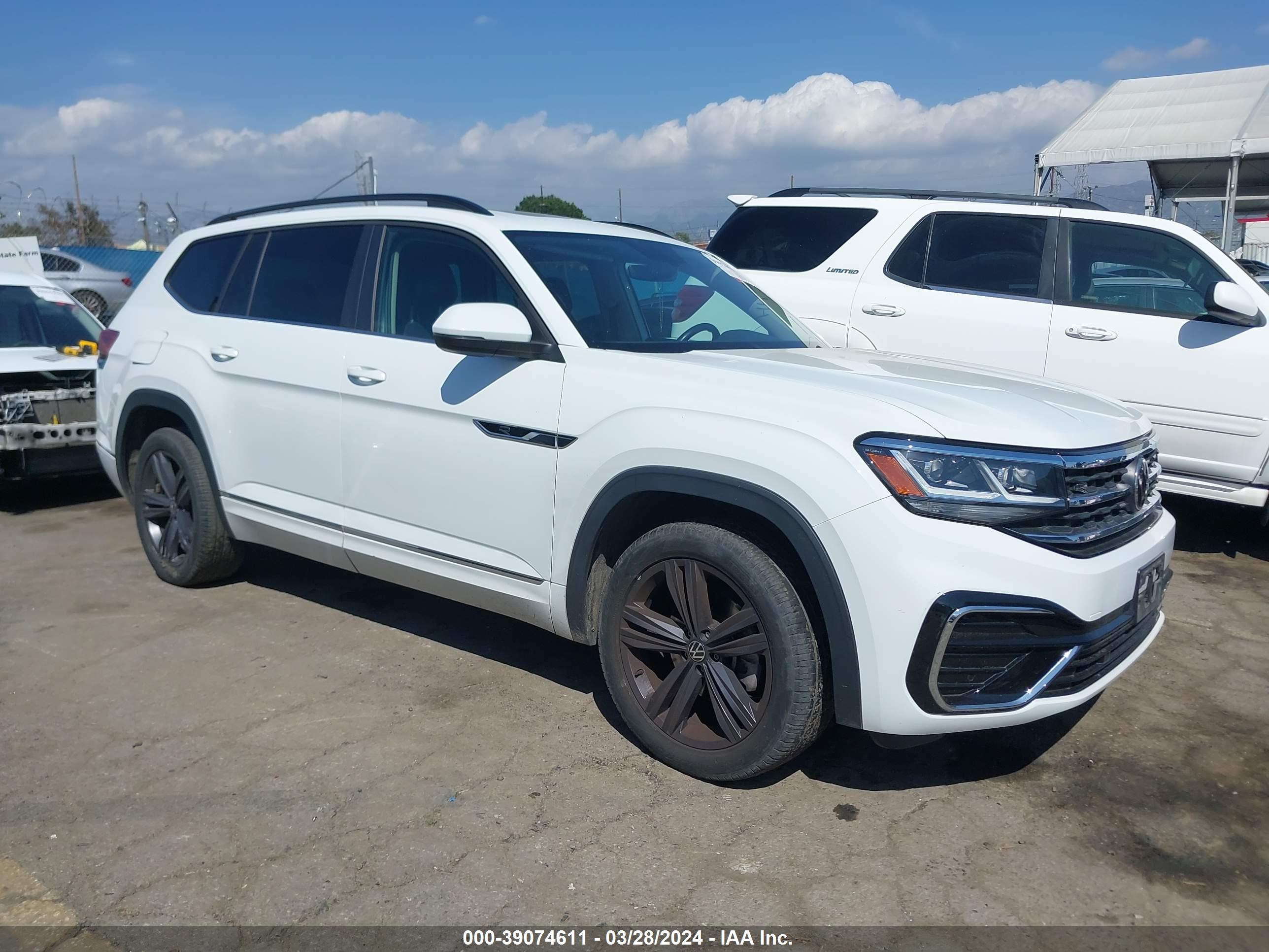 VOLKSWAGEN ATLAS 2021 1v2pr2ca3mc562854