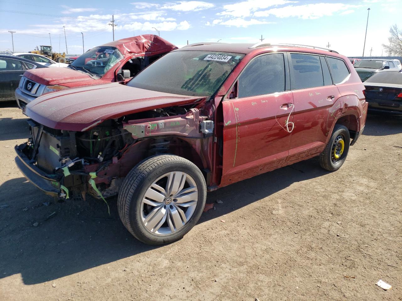 VOLKSWAGEN ATLAS 2019 1v2ur2ca6kc568776