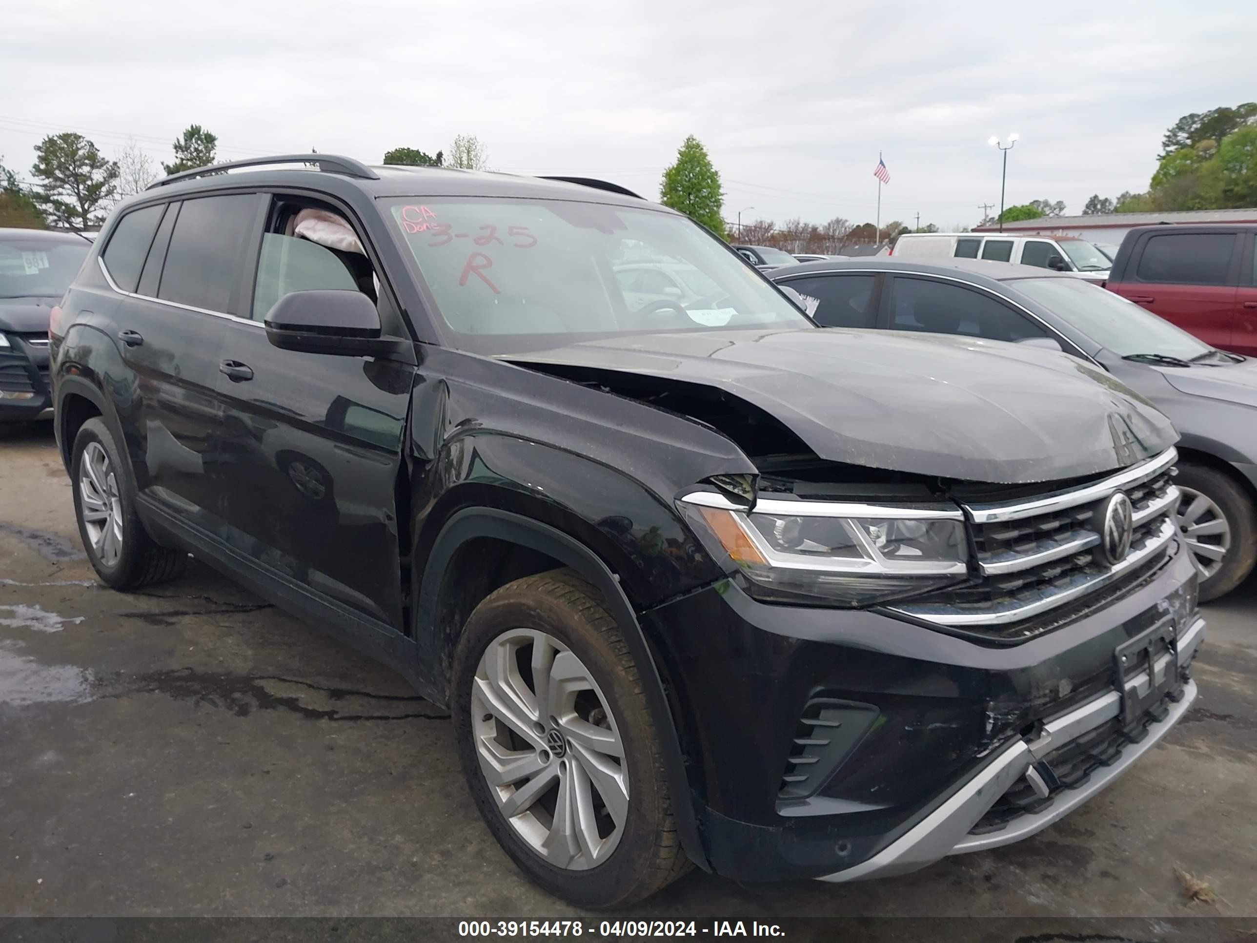 VOLKSWAGEN ATLAS 2022 1v2wr2ca6nc560108