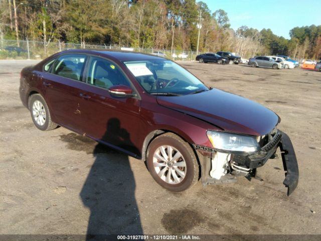 VOLKSWAGEN PASSAT 2012 1vwah7a30cc089115