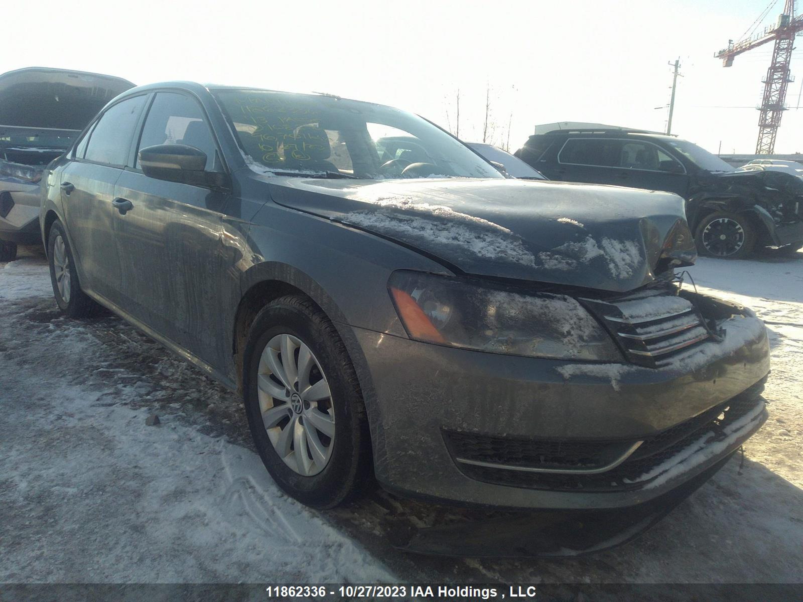 VOLKSWAGEN PASSAT 2013 1vwah7a34dc108296