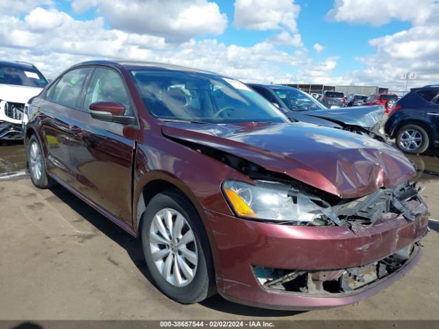 VOLKSWAGEN PASSAT 2013 1vwah7a34dc119668