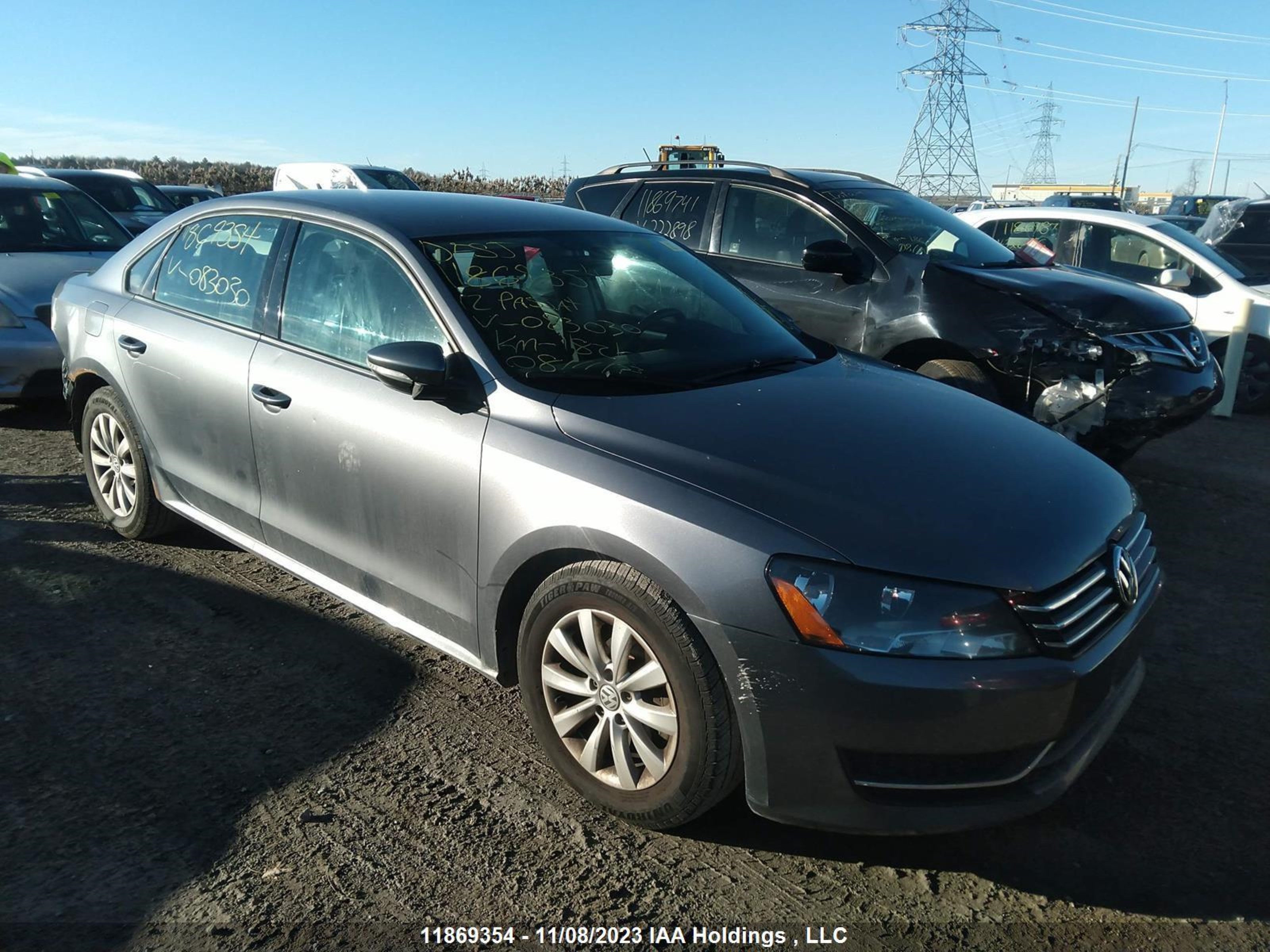 VOLKSWAGEN PASSAT 2012 1vwah7a36cc083030