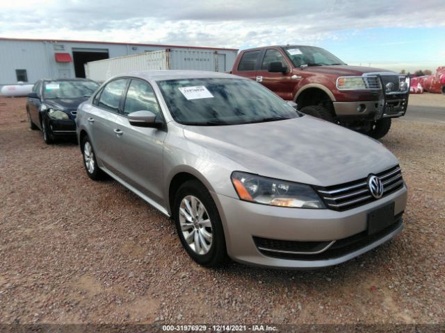 VOLKSWAGEN PASSAT 2012 1vwah7a37cc104919