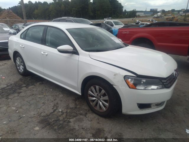 VOLKSWAGEN PASSAT 2012 1vwah7a39cc023341