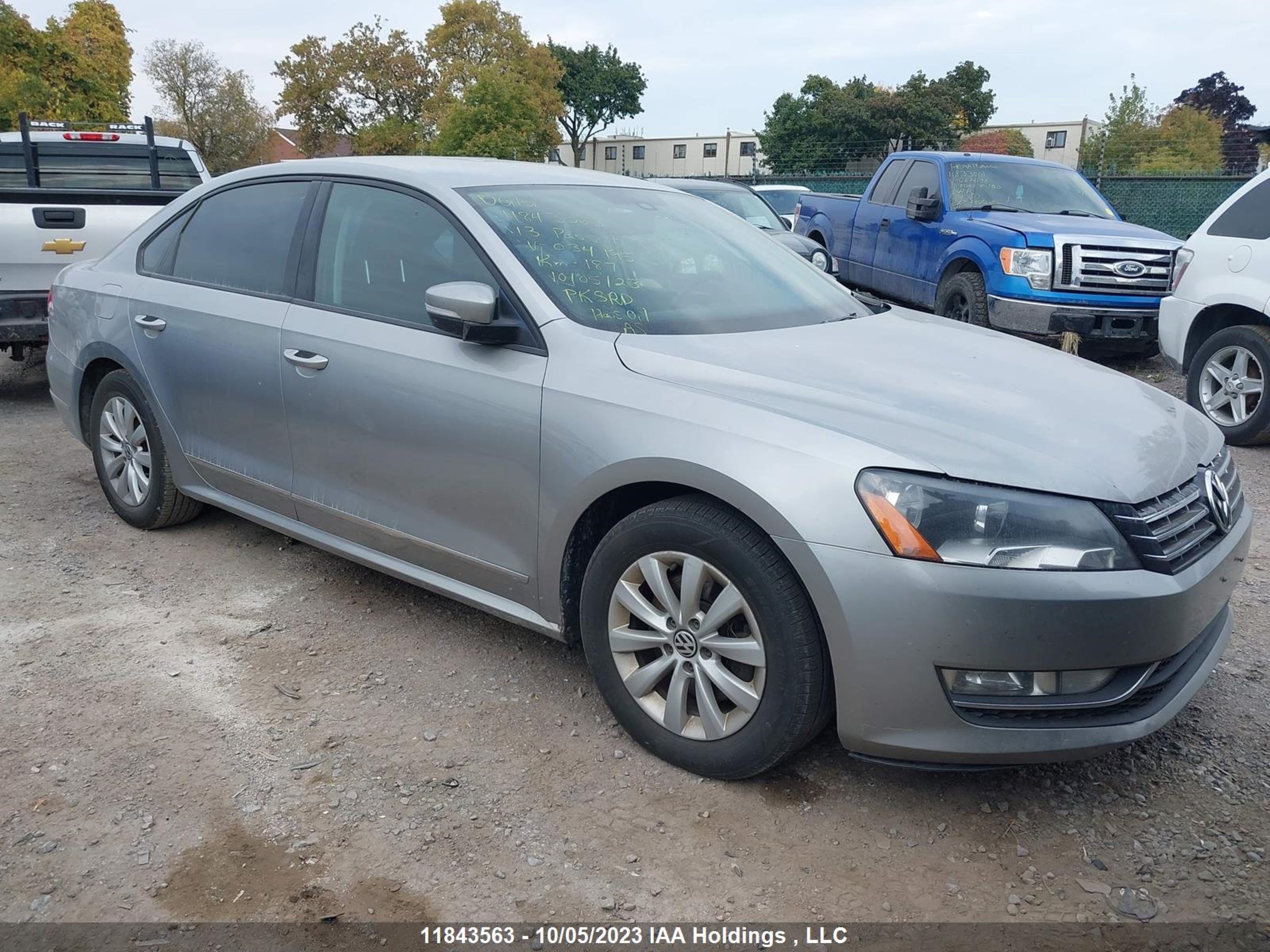 VOLKSWAGEN PASSAT 2013 1vwan7a3xdc034195