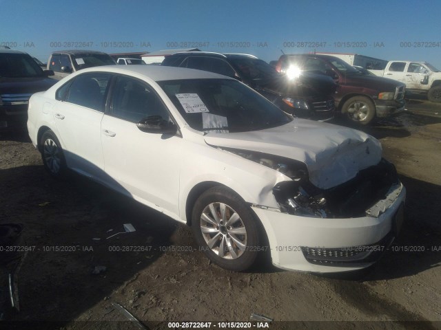 VOLKSWAGEN PASSAT 2012 1vwap7a30cc007192