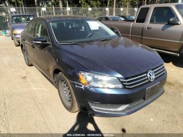 VOLKSWAGEN PASSAT S 2013 1vwap7a30dc082878