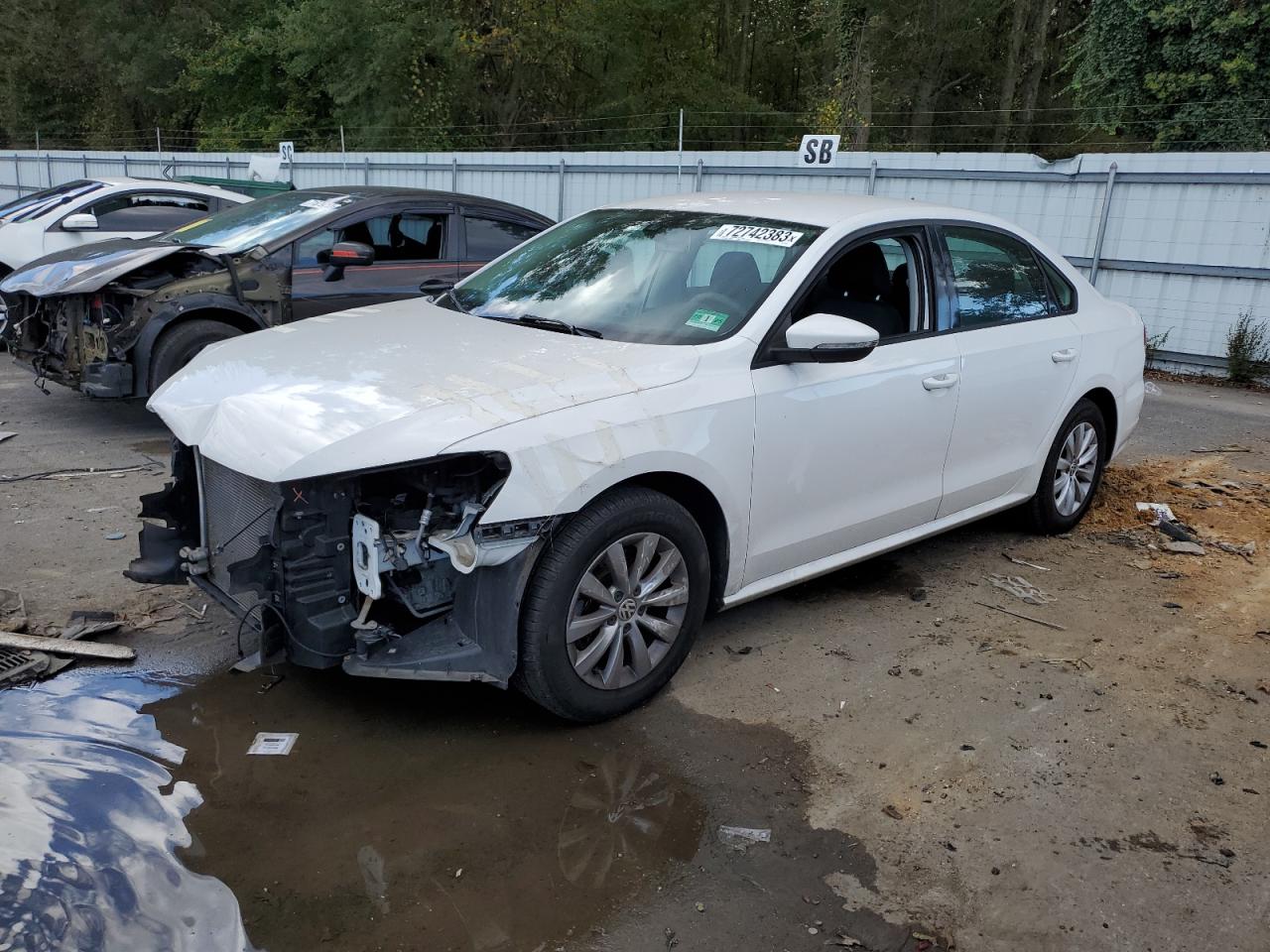 VOLKSWAGEN PASSAT 2012 1vwap7a31cc026866