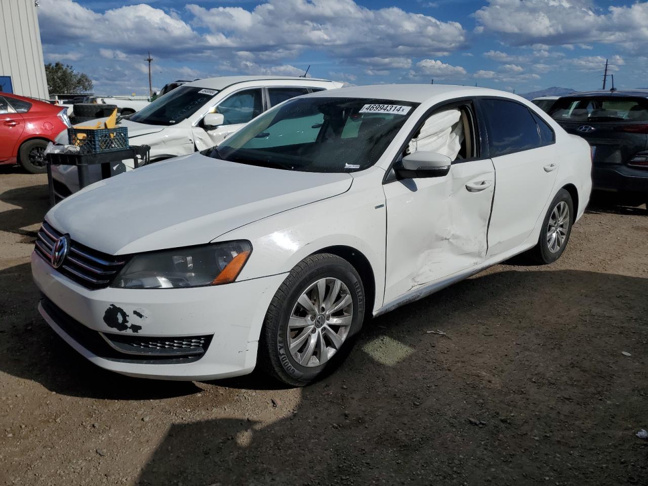 VOLKSWAGEN PASSAT 2013 1vwap7a31dc142344