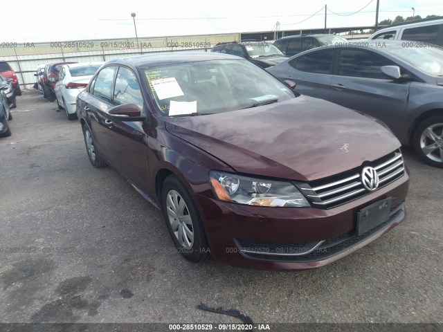 VOLKSWAGEN PASSAT 2012 1vwap7a33cc020891