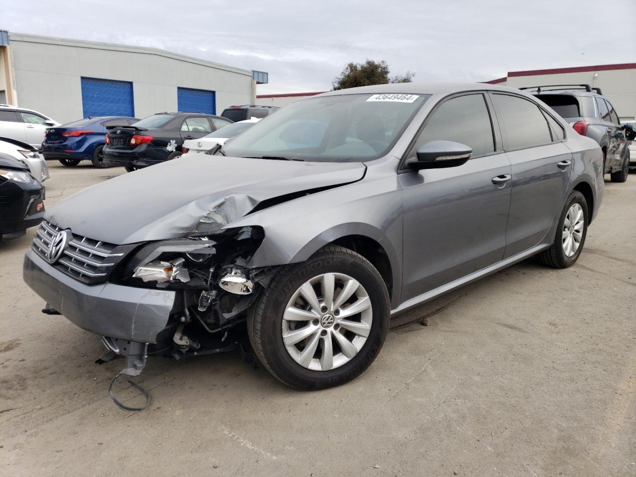 VOLKSWAGEN PASSAT 2012 1vwap7a34cc083627