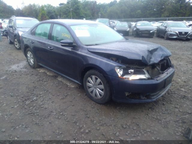 VOLKSWAGEN PASSAT 2013 1vwap7a34dc113680