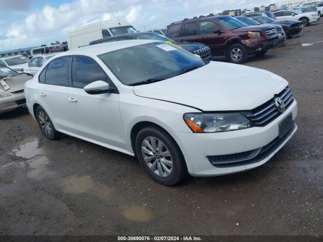 VOLKSWAGEN PASSAT 2012 1vwap7a37cc018013