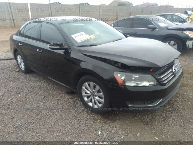 VOLKSWAGEN PASSAT 2012 1vwap7a37cc018366