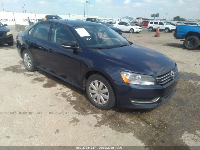 VOLKSWAGEN PASSAT 2013 1vwap7a38dc076732