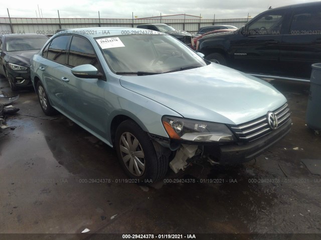 VOLKSWAGEN PASSAT 2012 1vwap7a39cc090136