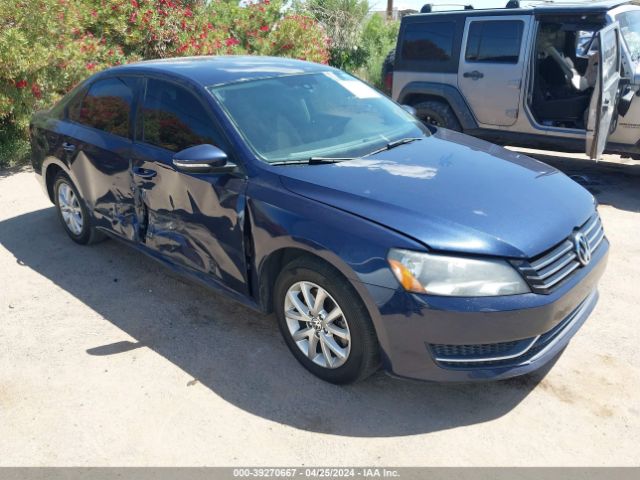 VOLKSWAGEN PASSAT 2012 1vwap7a39cc091061