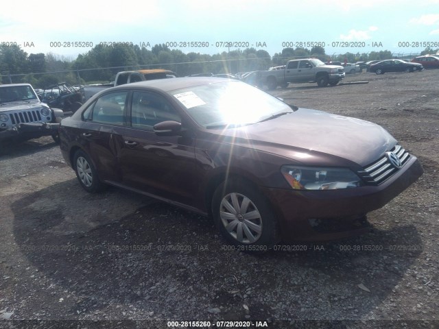 VOLKSWAGEN PASSAT 2012 1vwap7a39dc053699