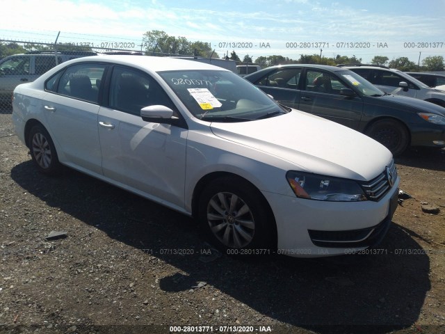 VOLKSWAGEN PASSAT 2013 1vwap7a39dc127476