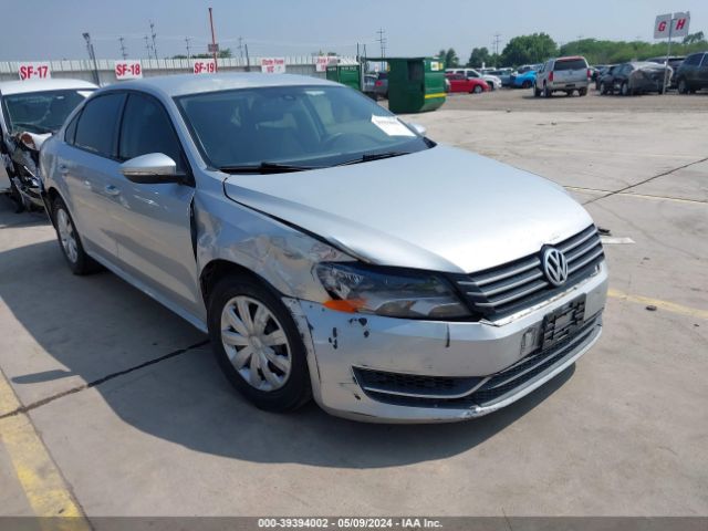 VOLKSWAGEN PASSAT 2012 1vwap7a3xcc030897