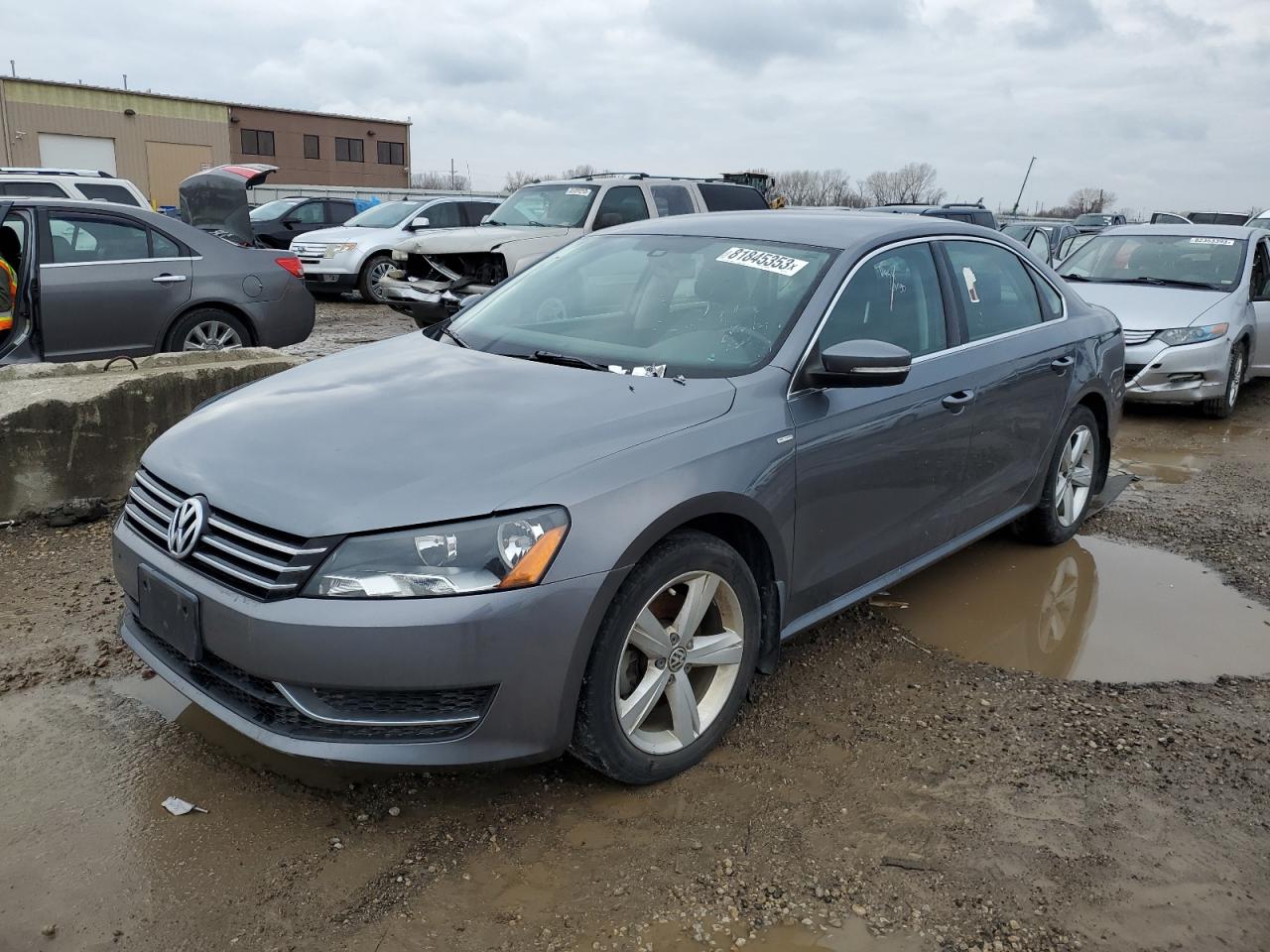 VOLKSWAGEN PASSAT 2014 1vwas7a30ec043739