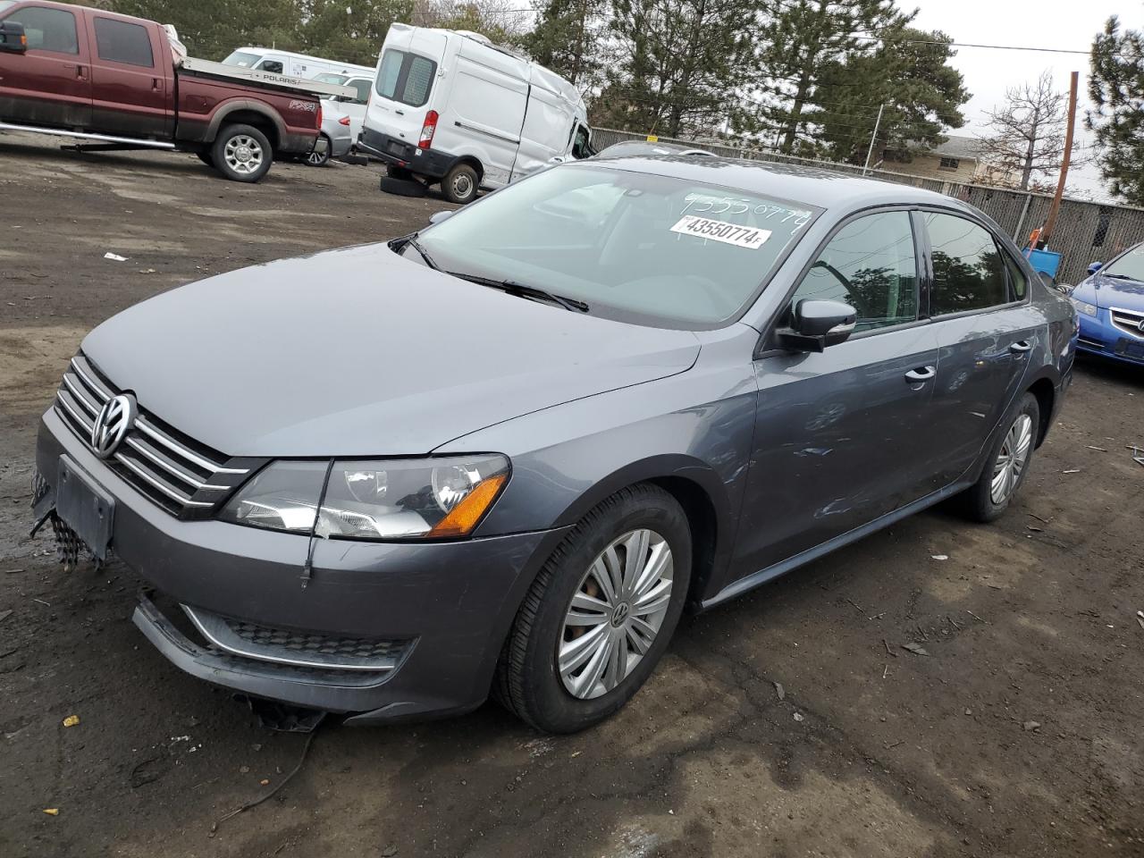 VOLKSWAGEN PASSAT 2014 1vwas7a33ec101682