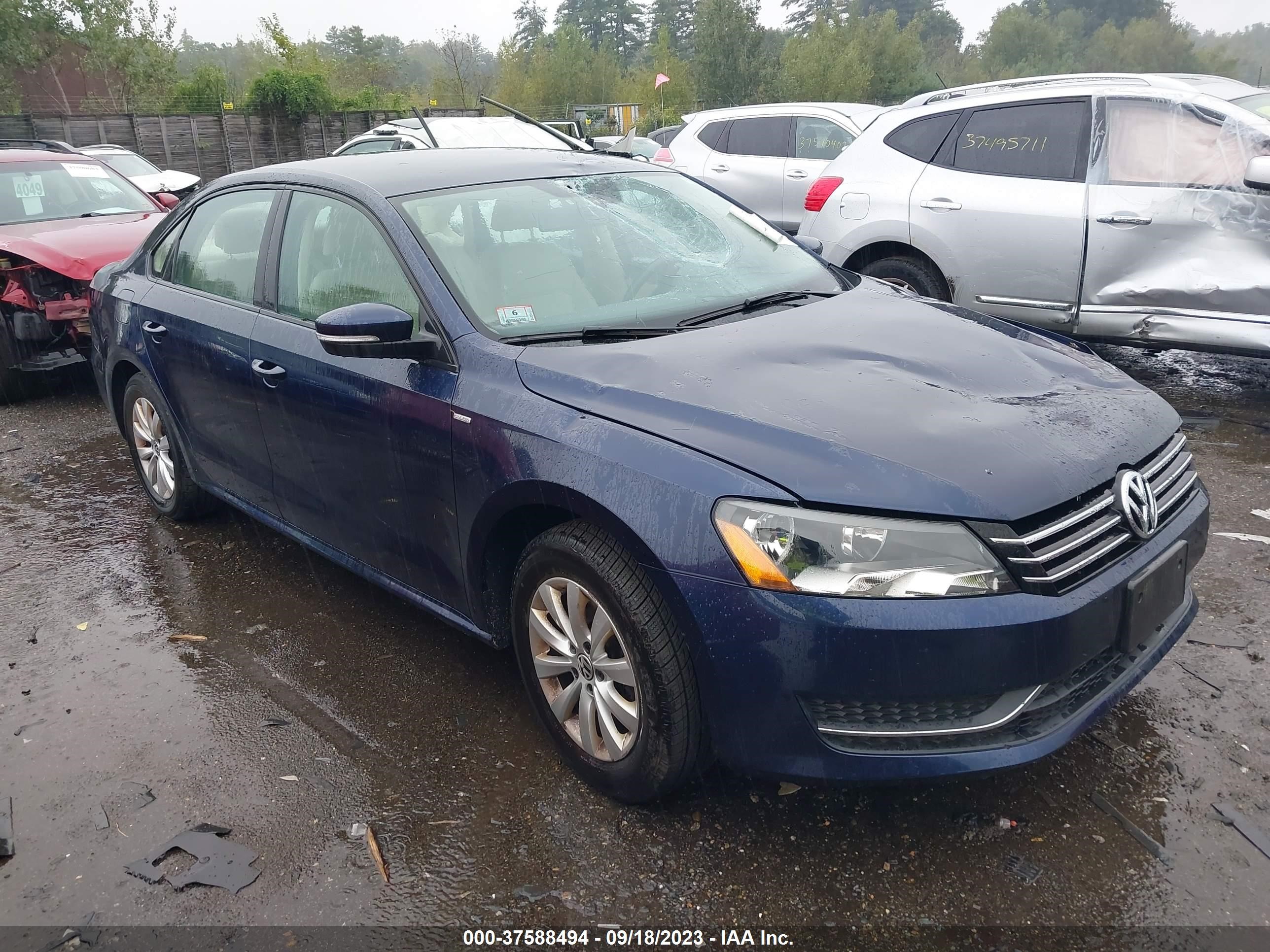 VOLKSWAGEN PASSAT 2014 1vwat7a34ec092861