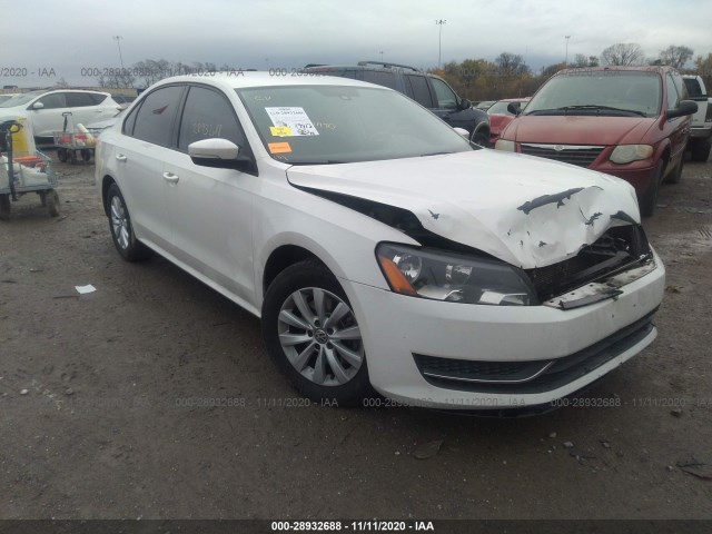 VOLKSWAGEN PASSAT 2014 1vwat7a38ec104624