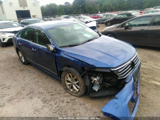 VOLKSWAGEN PASSAT 2017 1vwat7a38hc020534