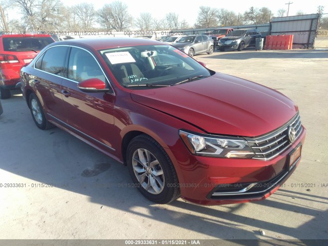 VOLKSWAGEN PASSAT 2017 1vwat7a38hc085805