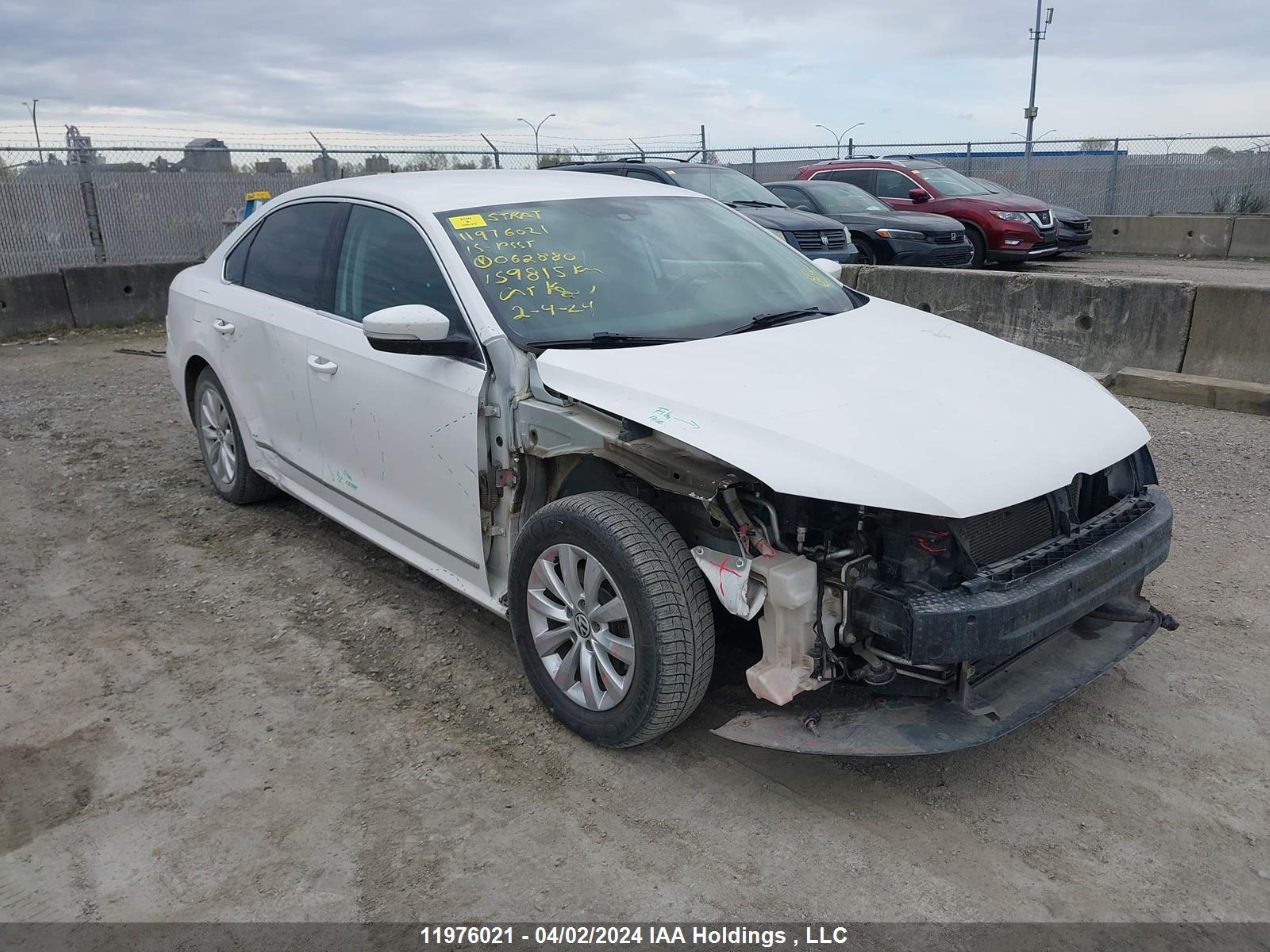 VOLKSWAGEN PASSAT 2015 1vwav7a37fc062880