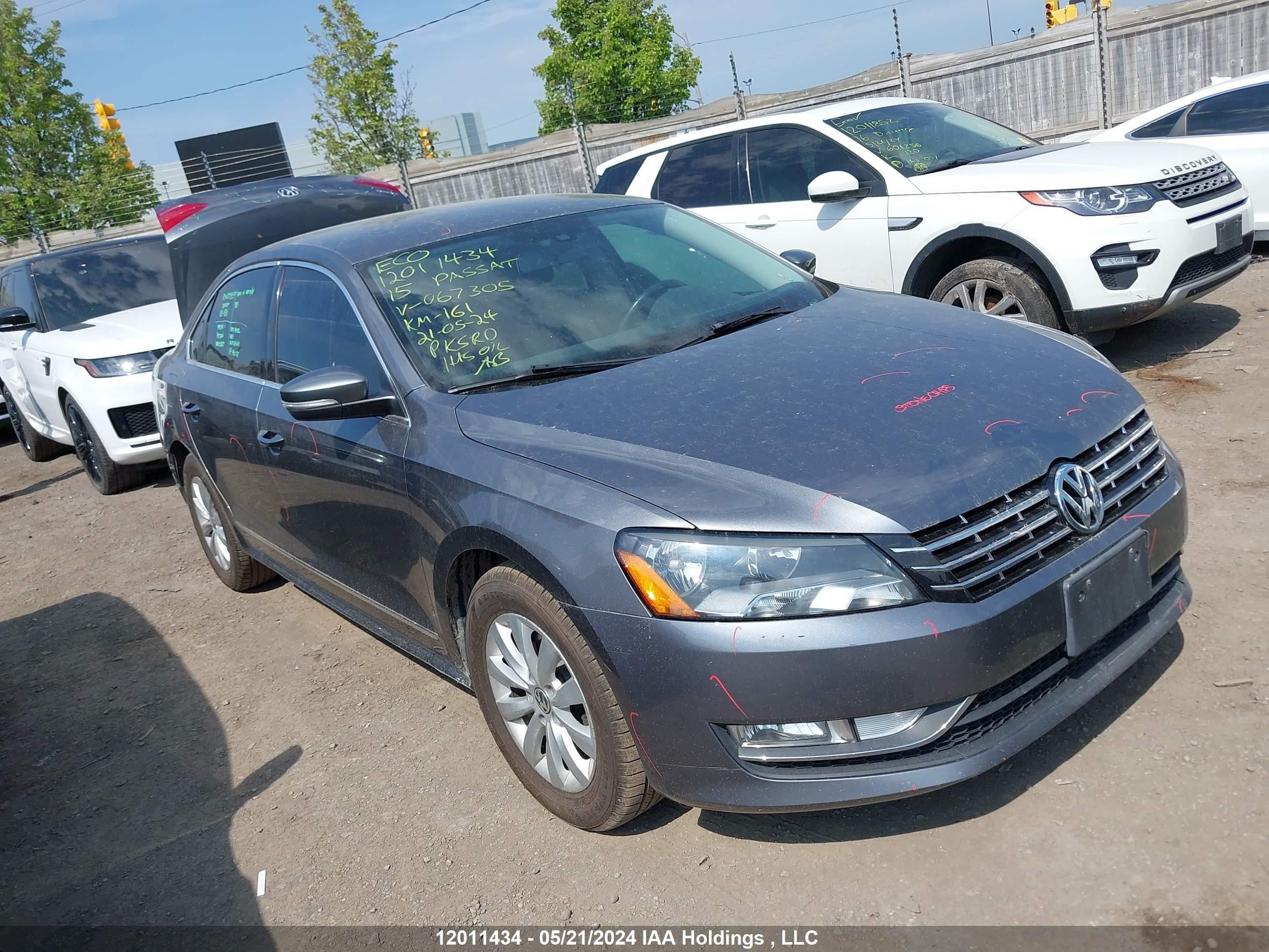 VOLKSWAGEN PASSAT 2015 1vwav7a39fc067305