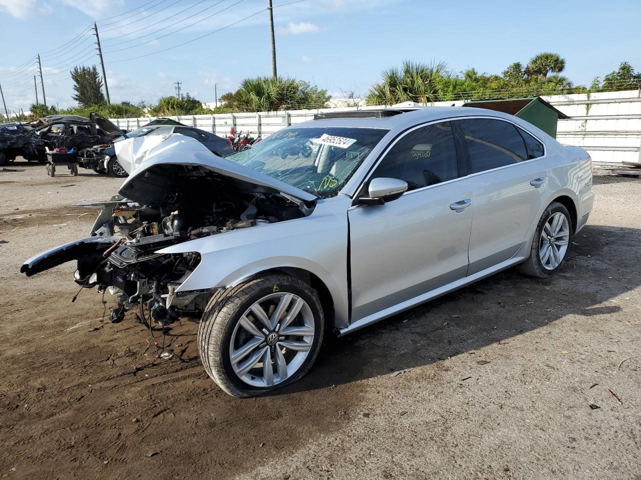 VOLKSWAGEN PASSAT 2018 1vwba7a37jc000548