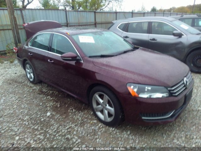 VOLKSWAGEN PASSAT 2012 1vwbh7a30cc047614