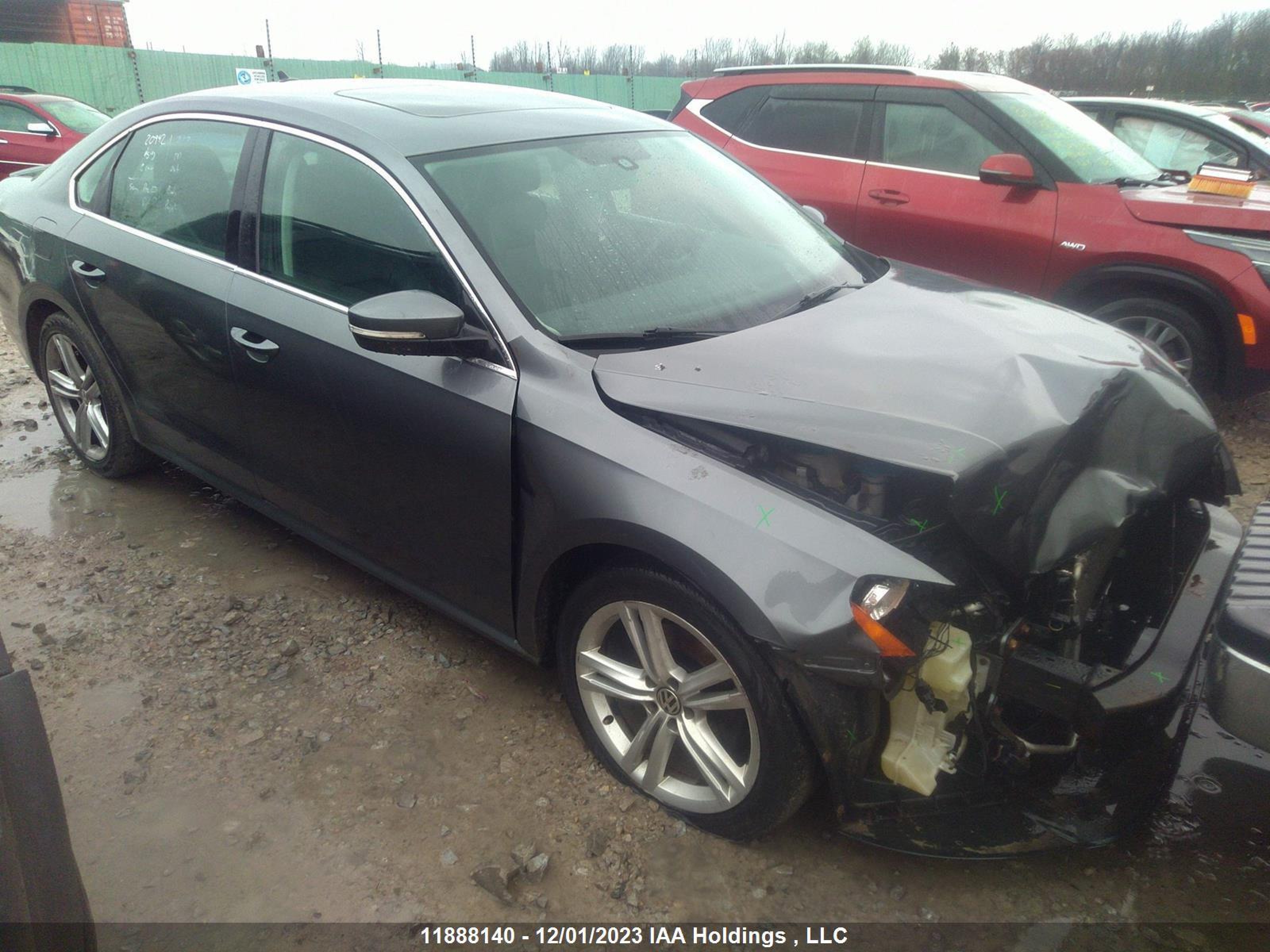 VOLKSWAGEN PASSAT 2014 1vwbh7a30ec033991