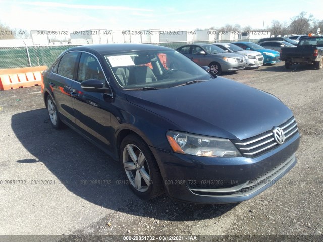 VOLKSWAGEN PASSAT 2013 1vwbh7a31dc086620