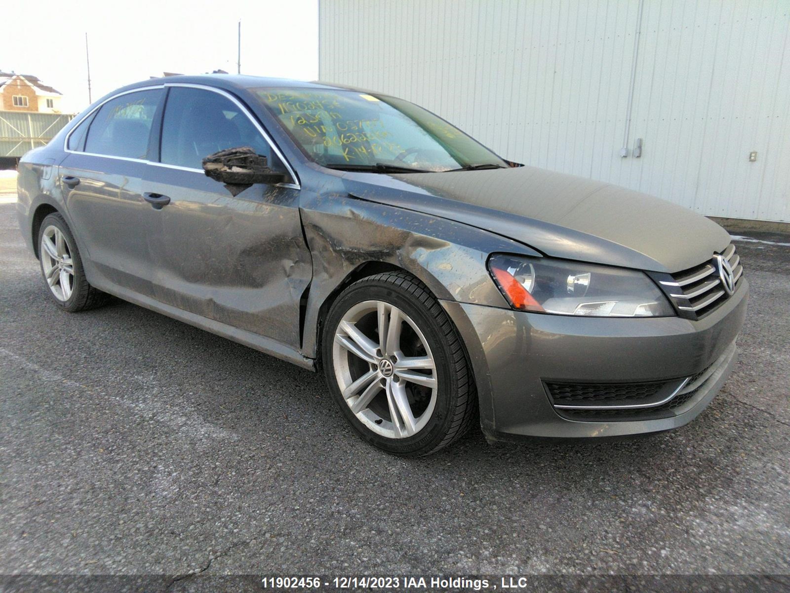 VOLKSWAGEN PASSAT 2012 1vwbh7a32cc057819