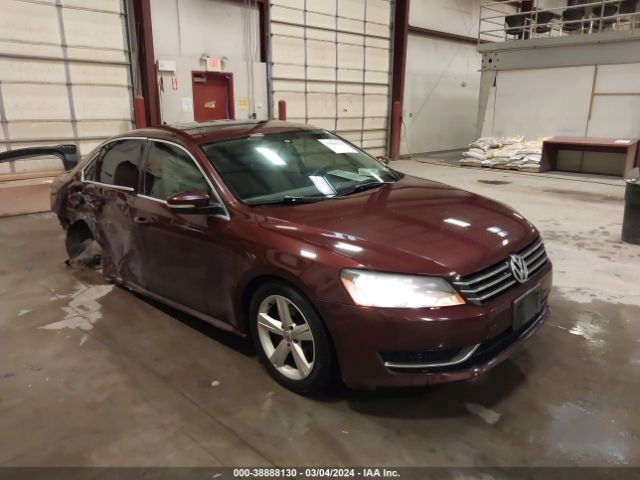 VOLKSWAGEN PASSAT 2013 1vwbh7a33dc018075